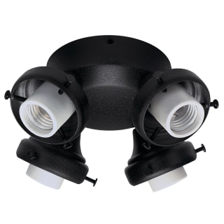 Hunter 28659 Satin White Four Light Ceiling Fan Fluorescent Light