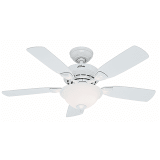 Hunter 52080 Snow White 44 Indoor Ceiling Fan Five Minute Fan