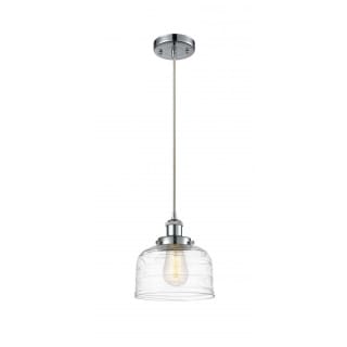 A thumbnail of the Innovations Lighting 916-1P Large Bell Polished Chrome / Clear Deco Swirl