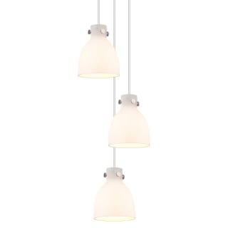A thumbnail of the Innovations Lighting 113-410-1PS-10-16 Newton Bell Pendant Brushed Satin Nickel / White
