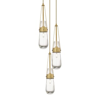 A thumbnail of the Innovations Lighting 113-452-1P-21-12 Milan Pendant Brushed Brass / Clear
