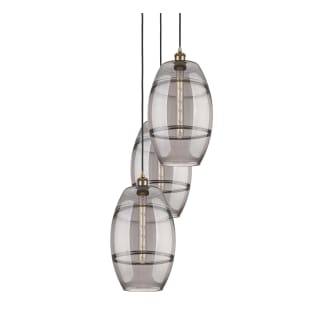 A thumbnail of the Innovations Lighting 113B-3P-56-17 Vaz Pendant Antique Brass / Smoked