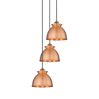 A thumbnail of the Innovations Lighting 113B-3P-30-15 Adirondack Pendant Antique Copper