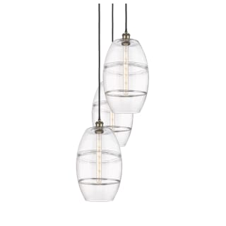 A thumbnail of the Innovations Lighting 113B-3P-56-17 Vaz Pendant Black Antique Brass / Clear