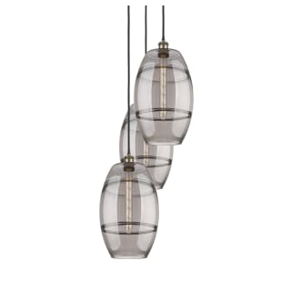 A thumbnail of the Innovations Lighting 113B-3P-56-17 Vaz Pendant Black Antique Brass / Smoked