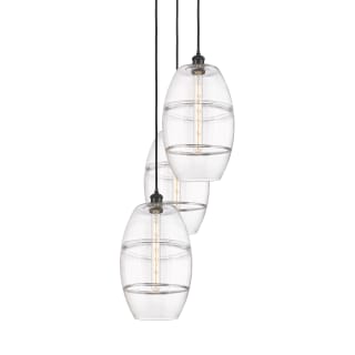 A thumbnail of the Innovations Lighting 113B-3P-56-17 Vaz Pendant Matte Black / Clear