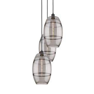 A thumbnail of the Innovations Lighting 113B-3P-56-17 Vaz Pendant Matte Black / Smoked