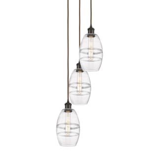 A thumbnail of the Innovations Lighting 113B-3P-25-12 Vaz Pendant Oil Rubbed Bronze / Clear