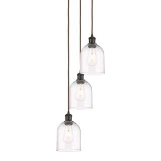 A thumbnail of the Innovations Lighting 113B-3P-30-12 Bella Pendant Oil Rubbed Bronze / Clear