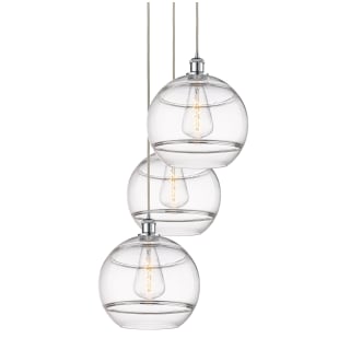 A thumbnail of the Innovations Lighting 113B-3P-41-19 Rochester Pendant Polished Chrome / Clear