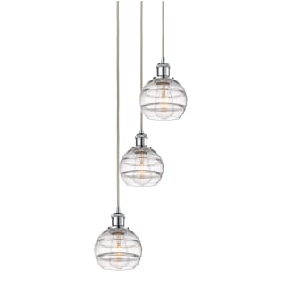 A thumbnail of the Innovations Lighting 113B-3P-24-12 Rochester Pendant Polished Chrome / Clear