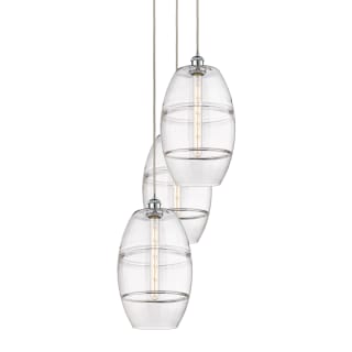 A thumbnail of the Innovations Lighting 113B-3P-56-17 Vaz Pendant Polished Chrome / Clear