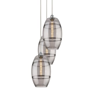 A thumbnail of the Innovations Lighting 113B-3P-56-17 Vaz Pendant Polished Chrome / Smoked