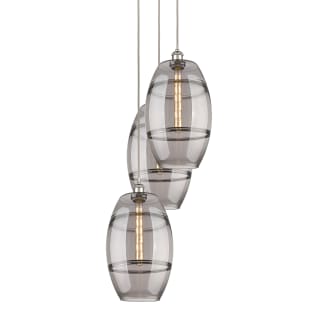 A thumbnail of the Innovations Lighting 113B-3P-56-17 Vaz Pendant Polished Nickel / Smoked