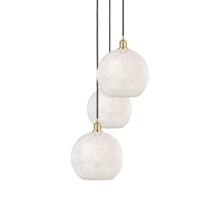 A thumbnail of the Innovations Lighting 113B-3P-14-19 White Mouchette Pendant Satin Gold