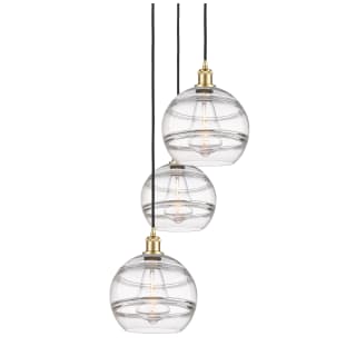 A thumbnail of the Innovations Lighting 113B-3P-36-17 Rochester Pendant Satin Gold / Clear