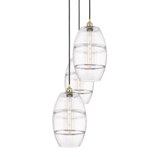 A thumbnail of the Innovations Lighting 113B-3P-56-17 Vaz Pendant Satin Gold / Clear