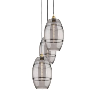 A thumbnail of the Innovations Lighting 113B-3P-56-17 Vaz Pendant Satin Gold / Smoked