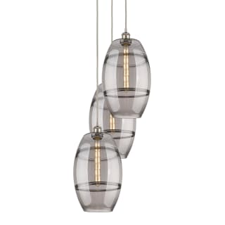 A thumbnail of the Innovations Lighting 113B-3P-56-17 Vaz Pendant Brushed Satin Nickel / Smoked