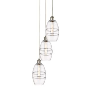 A thumbnail of the Innovations Lighting 113B-3P-25-12 Vaz Pendant Brushed Satin Nickel / Clear