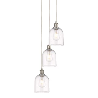 A thumbnail of the Innovations Lighting 113B-3P-30-12 Bella Pendant Brushed Satin Nickel / Clear