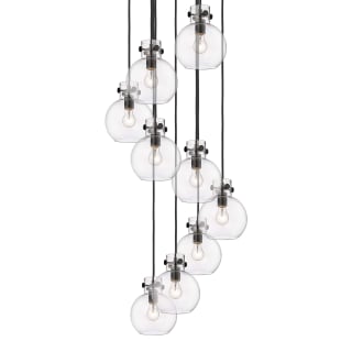 A thumbnail of the Innovations Lighting 119-410-1PS-10-23 Newton Sphere Pendant Matte Black / Clear