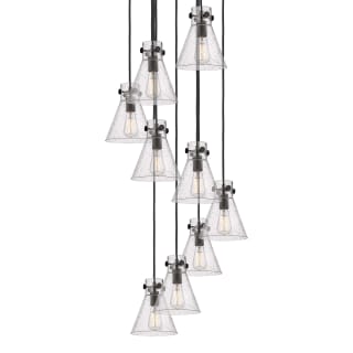 A thumbnail of the Innovations Lighting 119-410-1PS-10-23 Newton Cone Pendant Matte Black / Seedy