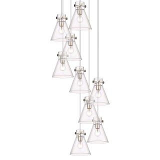 A thumbnail of the Innovations Lighting 119-410-1PS-10-23 Newton Cone Pendant Polished Nickel / Clear