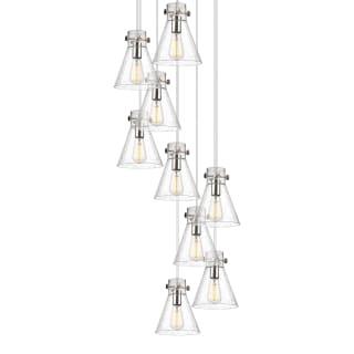 A thumbnail of the Innovations Lighting 119-410-1PS-10-23 Newton Cone Pendant Polished Nickel / Seedy