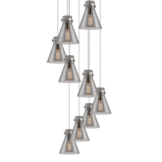 A thumbnail of the Innovations Lighting 119-410-1PS-10-23 Newton Cone Pendant Brushed Satin Nickel / Light Smoke