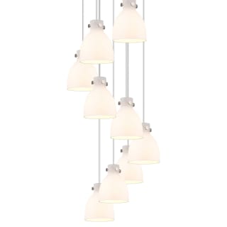 A thumbnail of the Innovations Lighting 119-410-1PS-10-23 Newton Bell Pendant Brushed Satin Nickel / White