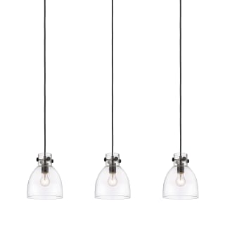 A thumbnail of the Innovations Lighting 123-410-1PS-10-40 Newton Bell Pendant Matte Black / Clear