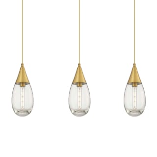 A thumbnail of the Innovations Lighting 123-450-1P-15-38 Malone Pendant Brushed Brass / Clear