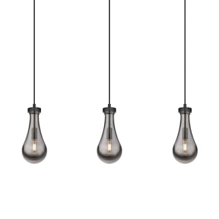 A thumbnail of the Innovations Lighting 123-451-1P-12-37 Owego Pendant Matte Black / Light Smoke