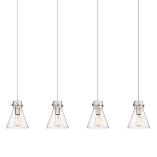 A thumbnail of the Innovations Lighting 124-410-1PS-10-52 Newton Cone Pendant Brushed Satin Nickel / Seedy
