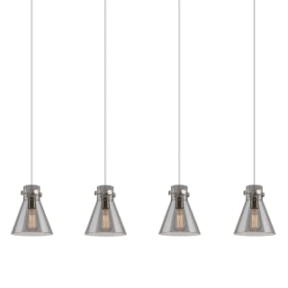 A thumbnail of the Innovations Lighting 124-410-1PS-10-52 Newton Cone Pendant Brushed Satin Nickel / Light Smoke
