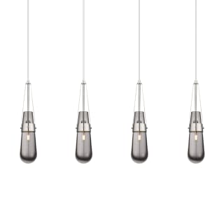 A thumbnail of the Innovations Lighting 124-452-1P-21-49 Milan Pendant Brushed Satin Nickel / Light Smoke