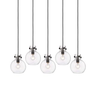 A thumbnail of the Innovations Lighting 125-410-1PS-10-40 Newton Sphere Pendant Matte Black / Clear