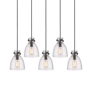 A thumbnail of the Innovations Lighting 125-410-1PS-10-40 Newton Bell Pendant Matte Black / Seedy