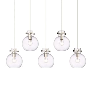 A thumbnail of the Innovations Lighting 125-410-1PS-10-40 Newton Sphere Pendant Polished Nickel / Clear