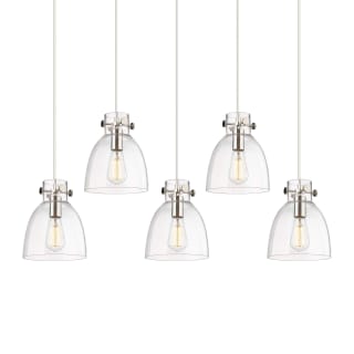 A thumbnail of the Innovations Lighting 125-410-1PS-10-40 Newton Bell Pendant Polished Nickel / Clear
