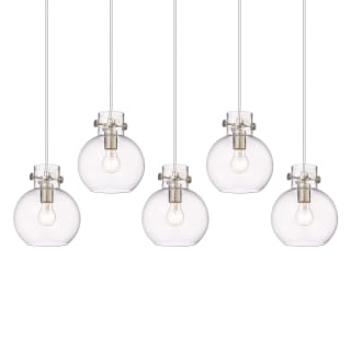 A thumbnail of the Innovations Lighting 125-410-1PS-10-40 Newton Sphere Pendant Brushed Satin Nickel / Clear
