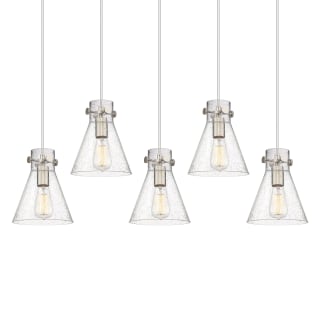 A thumbnail of the Innovations Lighting 125-410-1PS-10-40 Newton Cone Pendant Brushed Satin Nickel / Seedy