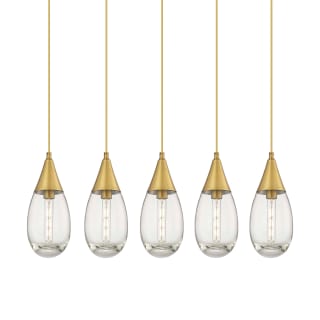 A thumbnail of the Innovations Lighting 125-450-1P-15-38 Malone Pendant Brushed Brass / Clear