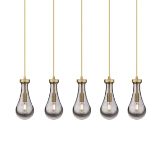 A thumbnail of the Innovations Lighting 125-451-1P-12-37 Owego Pendant Brushed Brass / Light Smoke