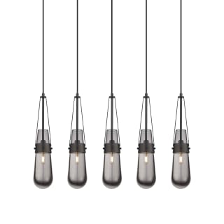 A thumbnail of the Innovations Lighting 125-452-1P-21-37 Milan Pendant Matte Black / Light Smoke