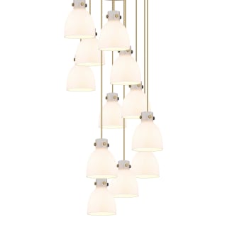 A thumbnail of the Innovations Lighting 126-410-1PS-10-28 Newton Bell Pendant Brushed Brass / White