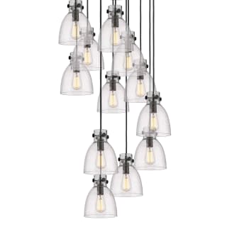 A thumbnail of the Innovations Lighting 126-410-1PS-10-28 Newton Bell Pendant Matte Black / Seedy