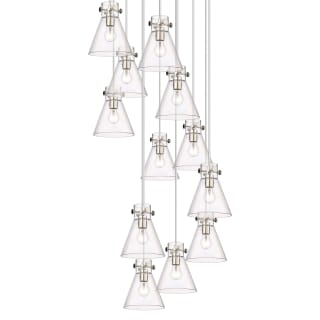 A thumbnail of the Innovations Lighting 126-410-1PS-10-28 Newton Cone Pendant Polished Nickel / Clear