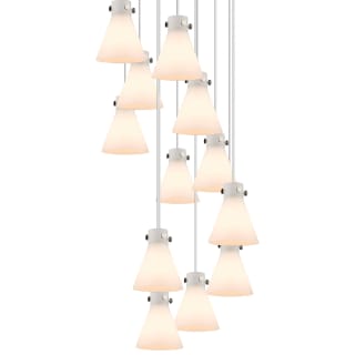 A thumbnail of the Innovations Lighting 126-410-1PS-10-28 Newton Cone Pendant Polished Nickel / White